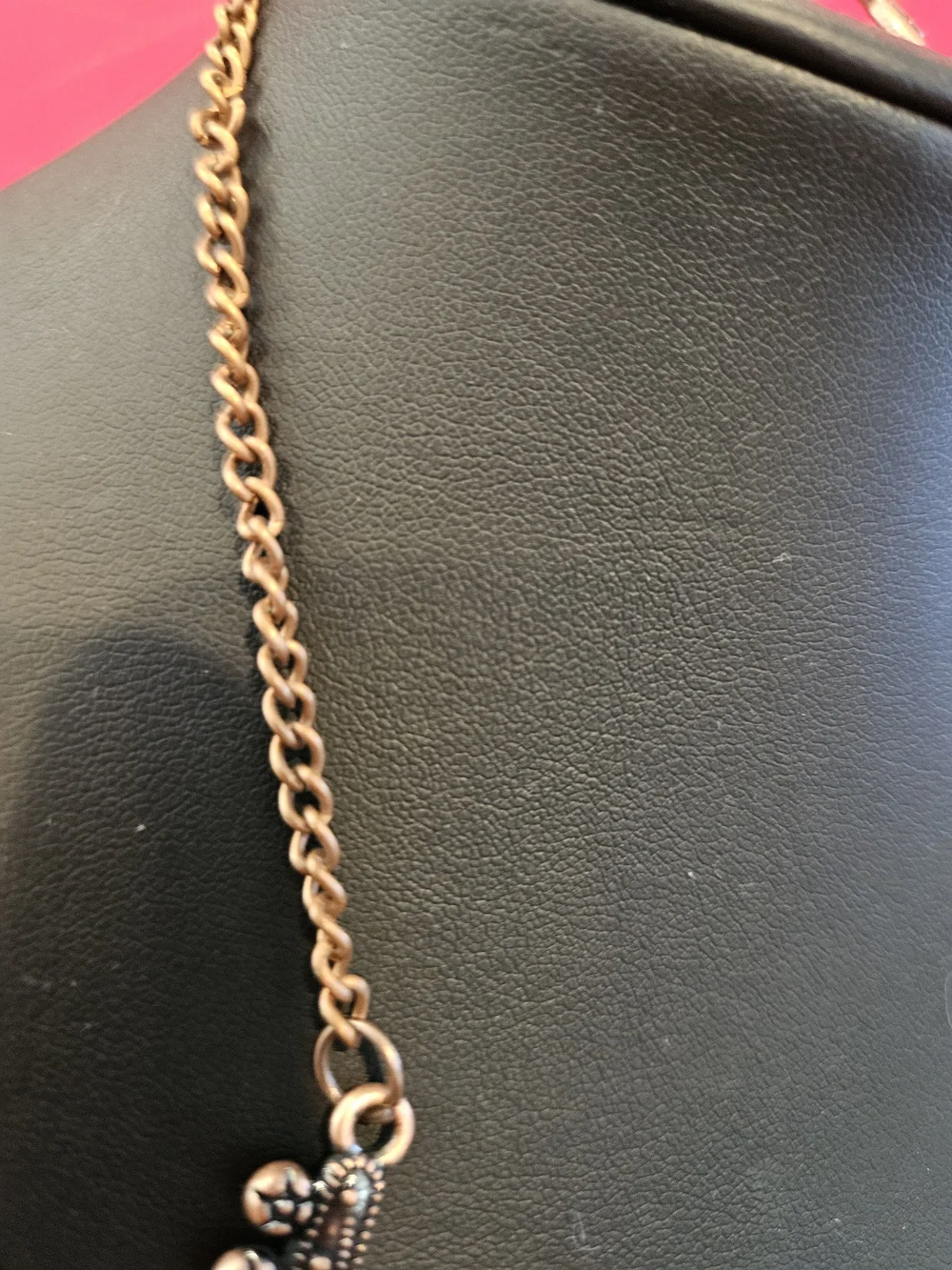 Bohemian Statement Necklace in Antique Copper
